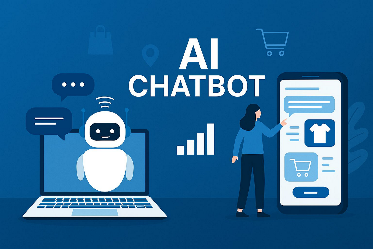 Ảnh 13: Chatbot AI đóng vai trò như nhân viên bán hàng hoạt động 24/7
