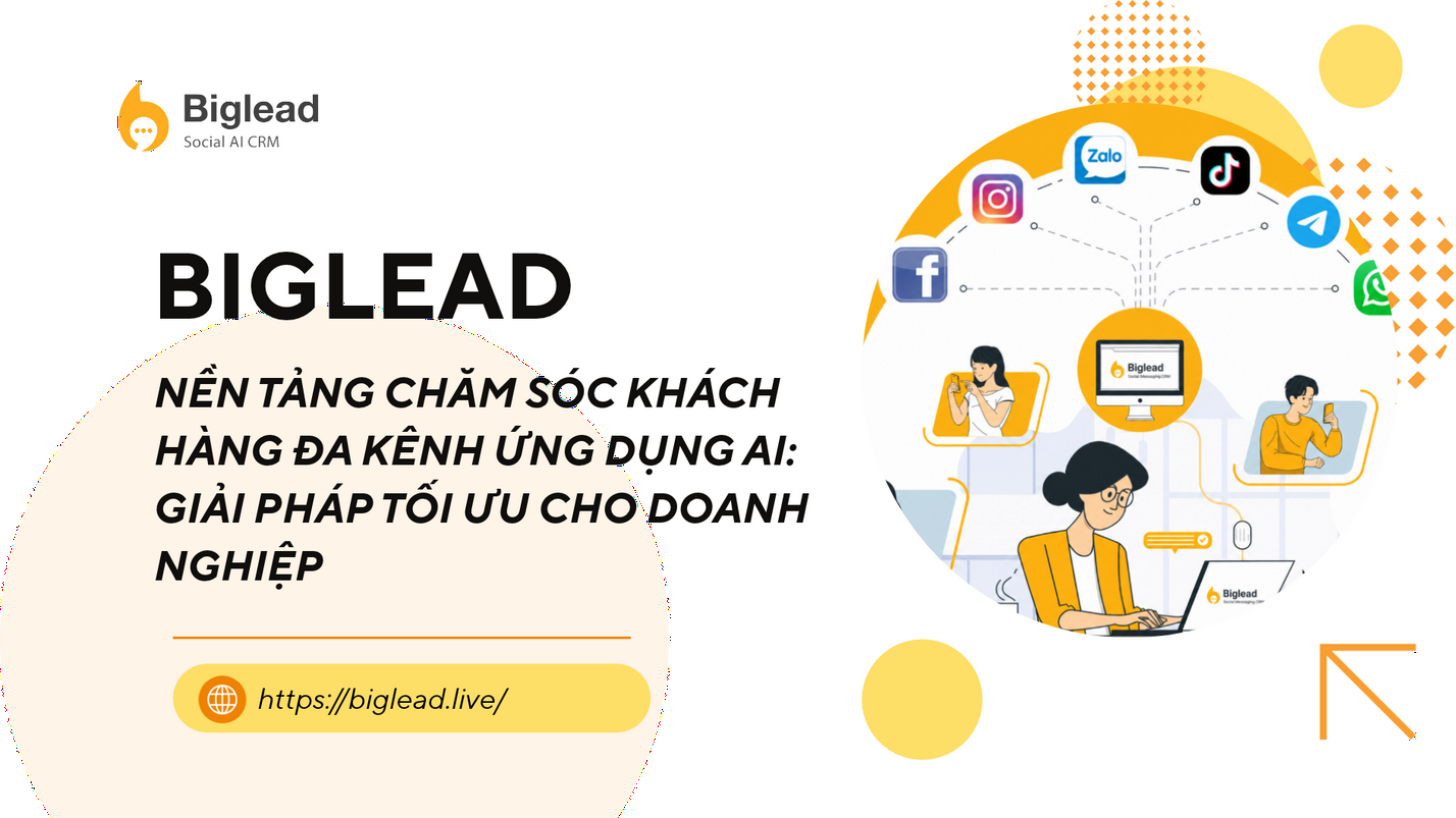 Nền tảng chăm sóc khách hàng đa kênh ứng dụng AI: Giải pháp tối ưu trải nghiệm khách hàng cho doanh nghiệp