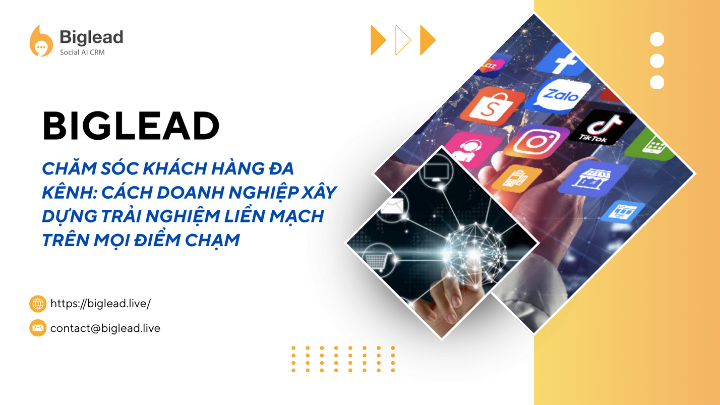 CHĂM SÓC KHÁCH HÀNG ĐA KÊNH: CÁCH DOANH NGHIỆP XÂY DỰNG TRẢI NGHIỆM LIỀN MẠCH TRÊN MỌI ĐIỂM CHẠM