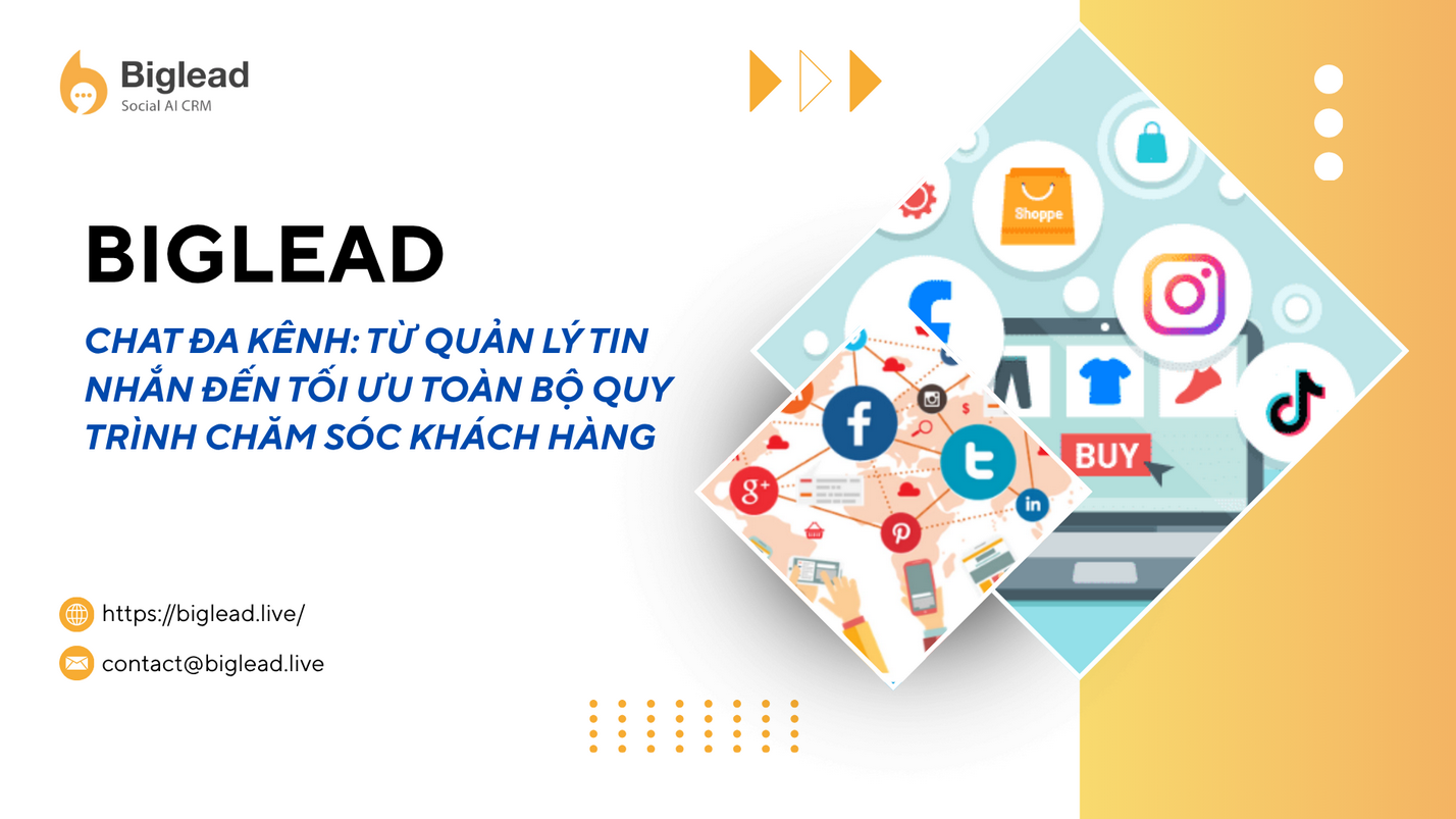 CHAT ĐA KÊNH: TỪ QUẢN LÝ TIN NHẮN ĐẾN TỐI ƯU TOÀN BỘ QUY TRÌNH CHĂM SÓC KHÁCH HÀNG