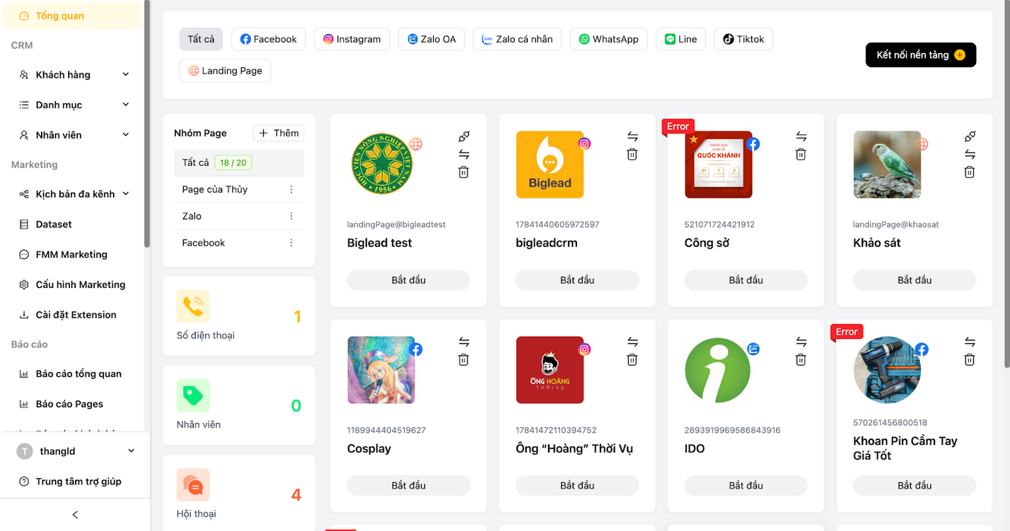 Ảnh 6: Quản lý dữ liệu khách hàng tập trung, xuyên suốt