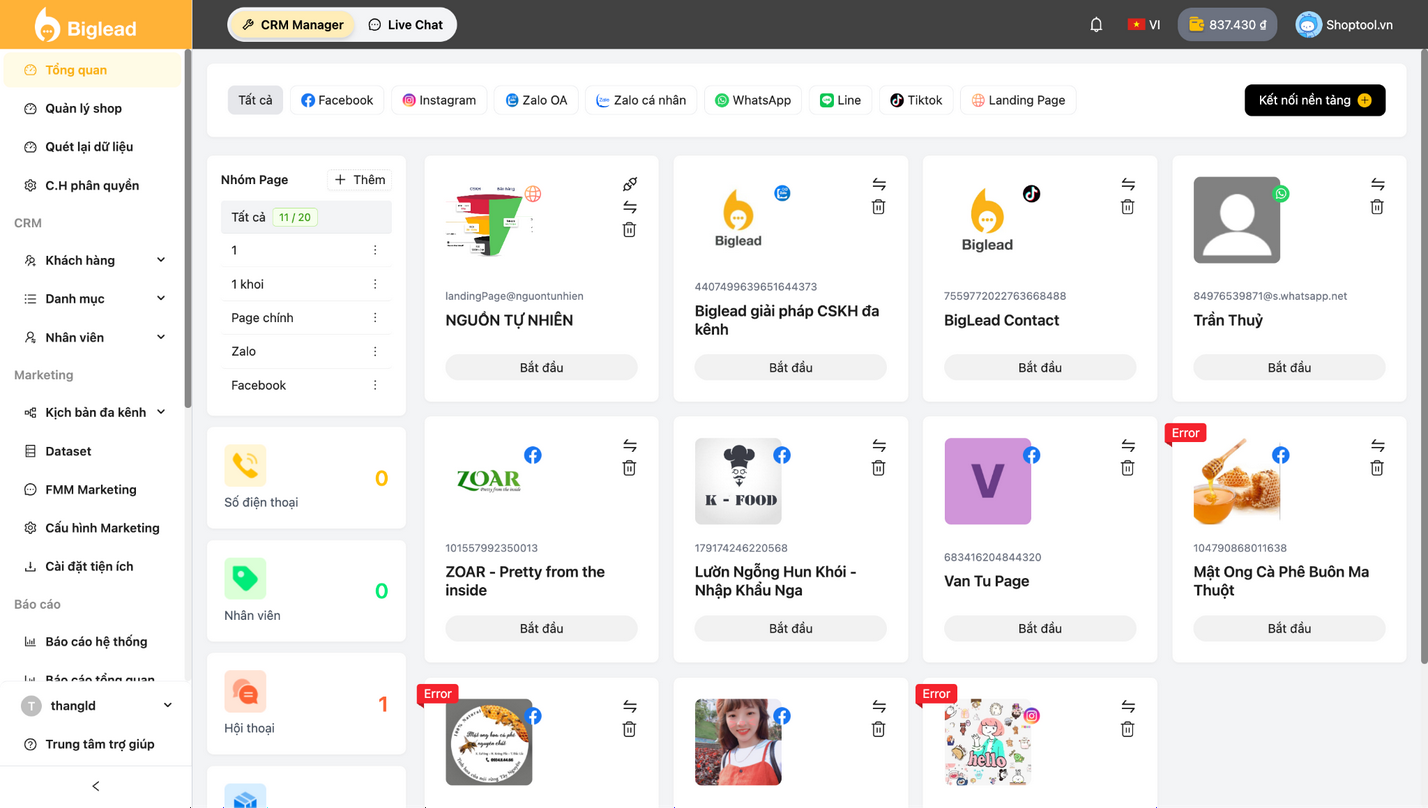 Ảnh 3: Đồng bộ hội thoại đa kênh – Nền tảng của chăm sóc khách hàng hiện đại