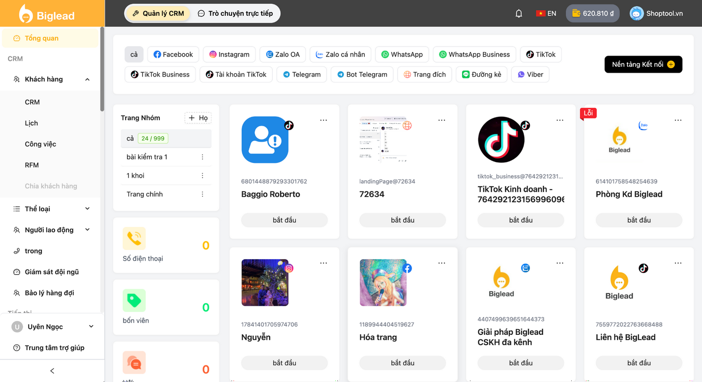 Ảnh 2: Biglead Chat Đa Kênh