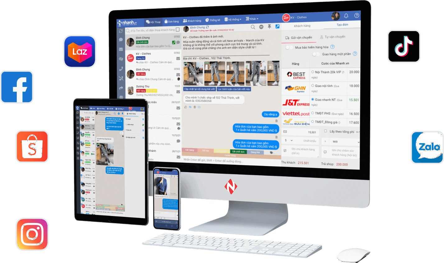 Ảnh 3: Quản lý hội thoại tập trung: Nền tảng cốt lõi của Chat đa kênh