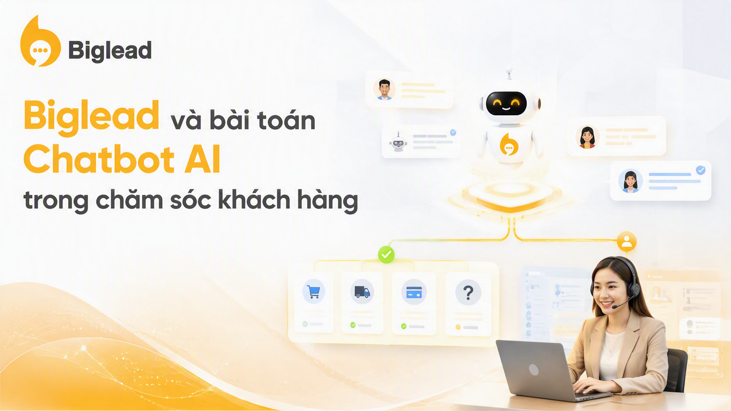 Ảnh 5: Biglead và bài toán Chatbot AI trong chăm sóc khách hàng