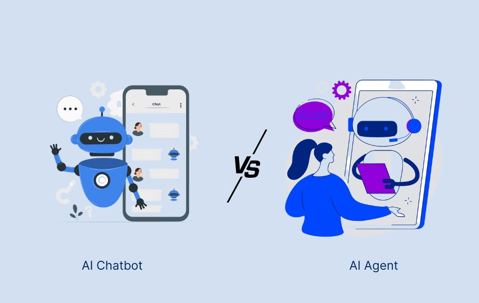 Ảnh 2: Chatbot AI khác AI Agent như thế nào?