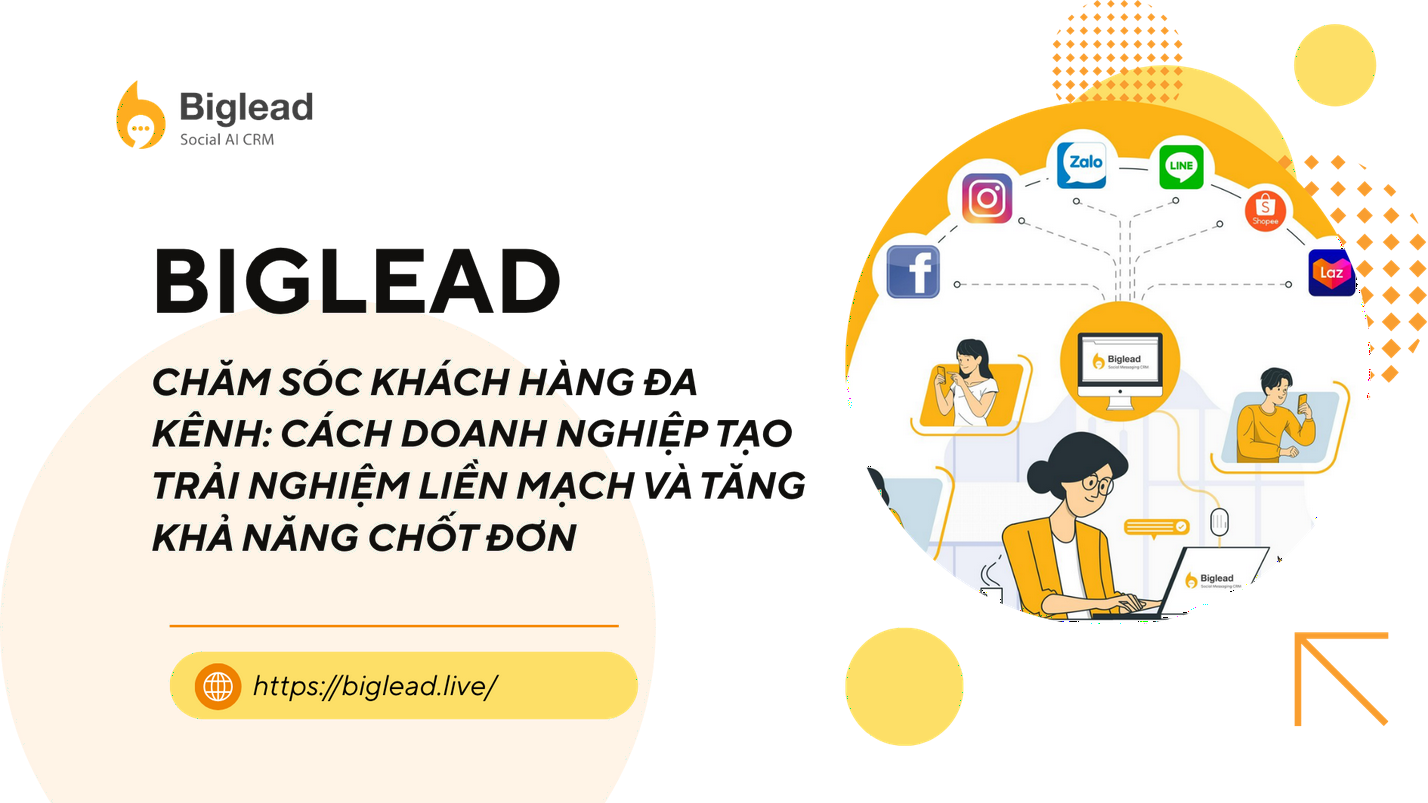 CHĂM SÓC KHÁCH HÀNG ĐA KÊNH: CÁCH DOANH NGHIỆP TẠO TRẢI NGHIỆM LIỀN MẠCH VÀ TĂNG KHẢ NĂNG CHỐT ĐƠN