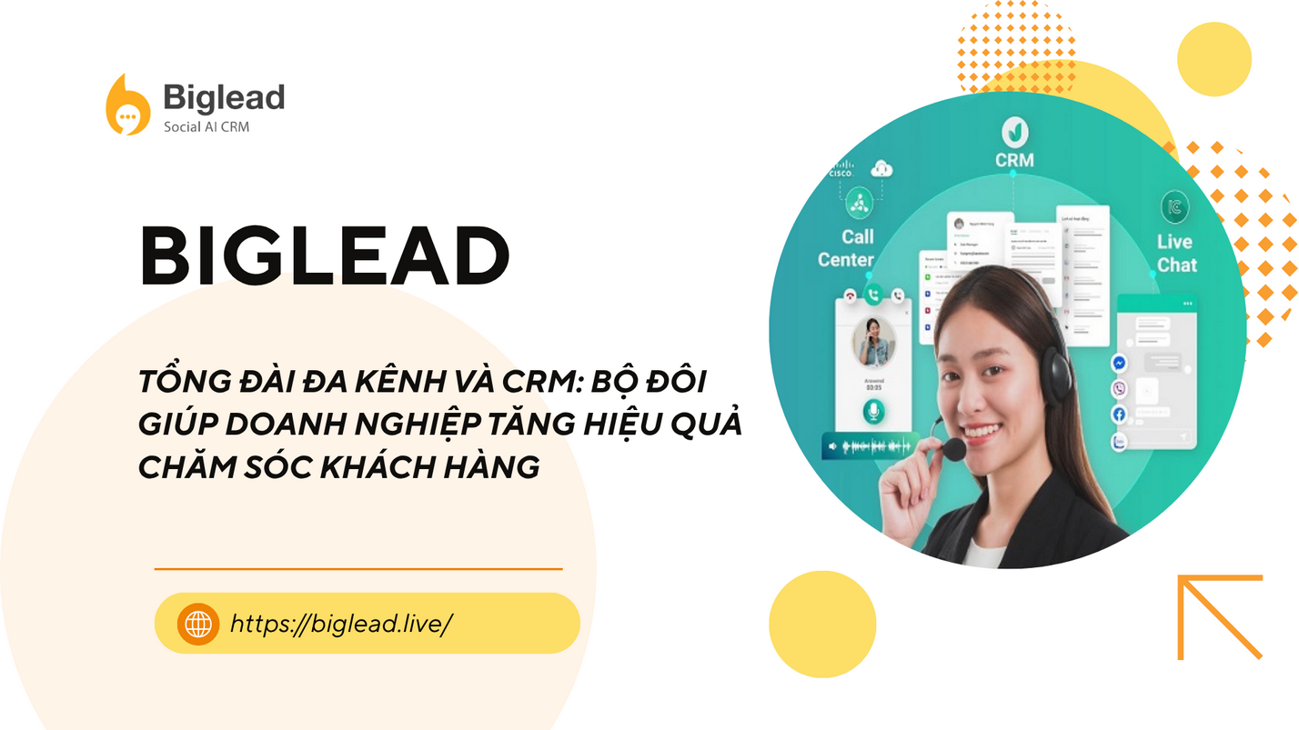 TỔNG ĐÀI ĐA KÊNH VÀ CRM: BỘ ĐÔI GIÚP DOANH NGHIỆP TĂNG HIỆU QUẢ CHĂM SÓC KHÁCH HÀNG